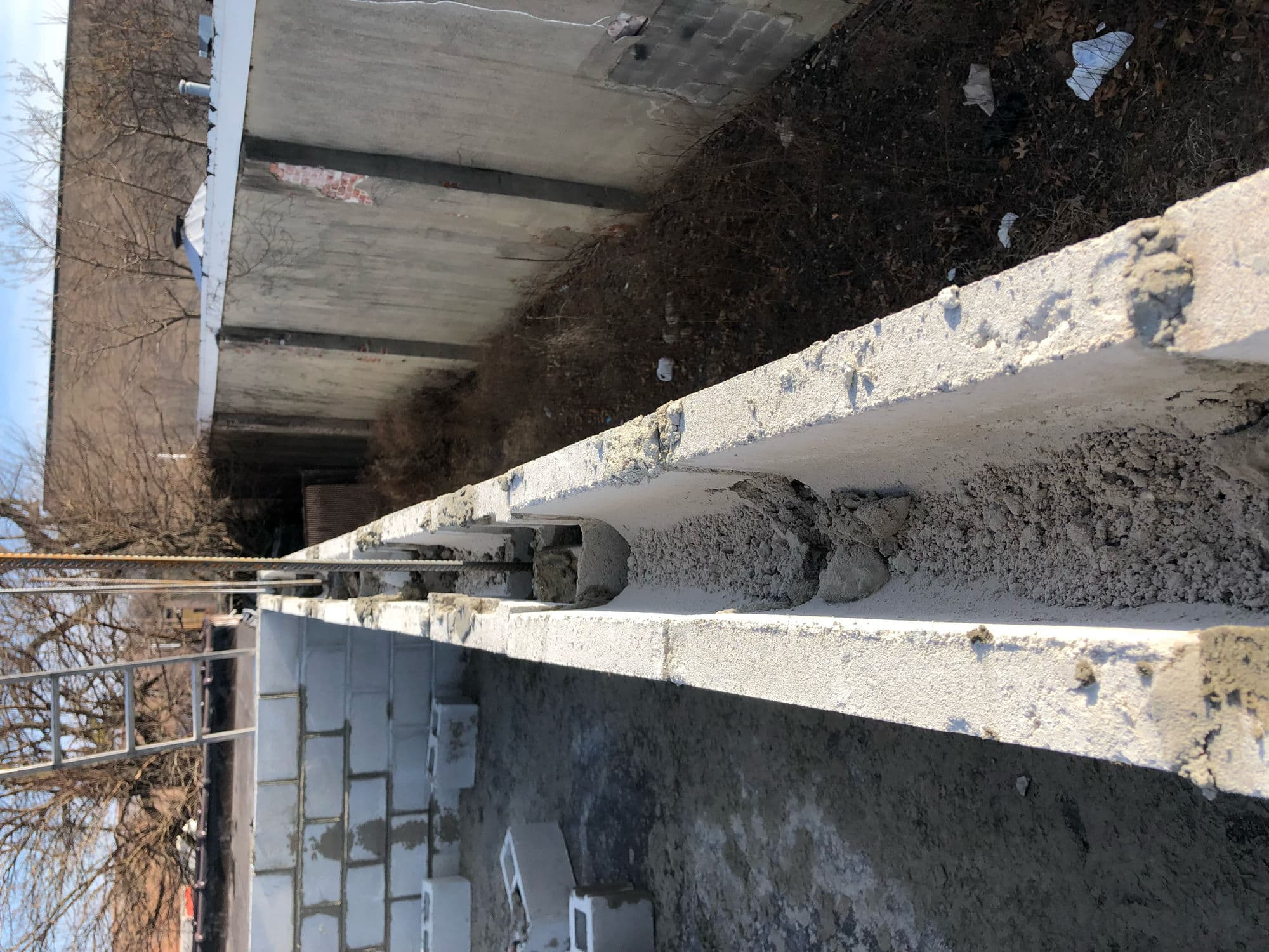 Foundation block detail