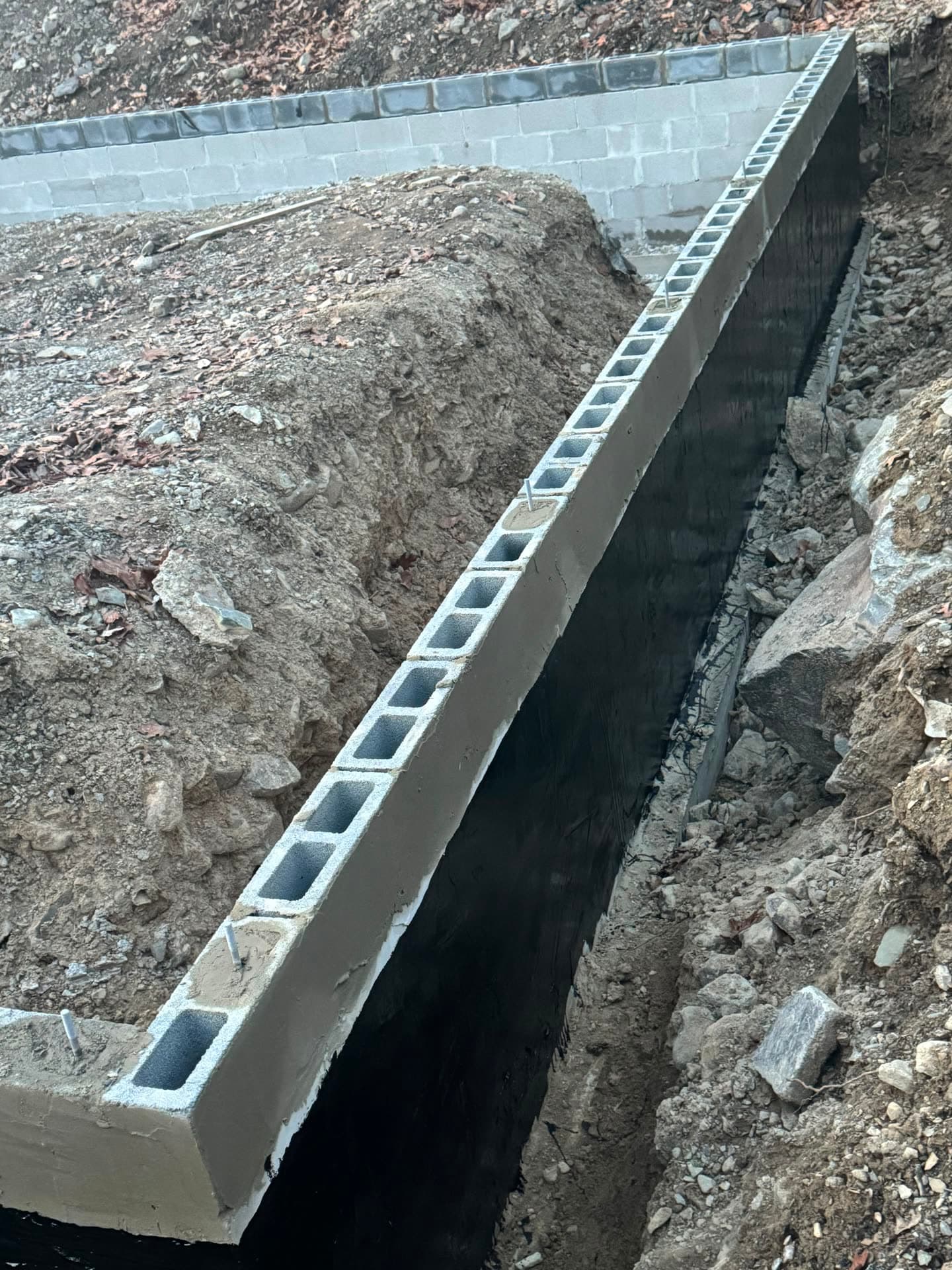 Poured Retaining Wall by JCS Construction & Landscaping in New Jersey